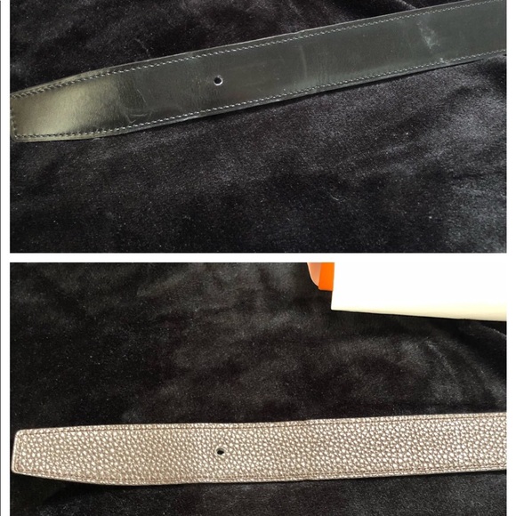 Reversible Hermès belt - Picture 7 of 8